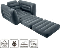 Intex Poltrona Letto Divano Gonfiabile Velluto Componibile 117x224x66 Cm