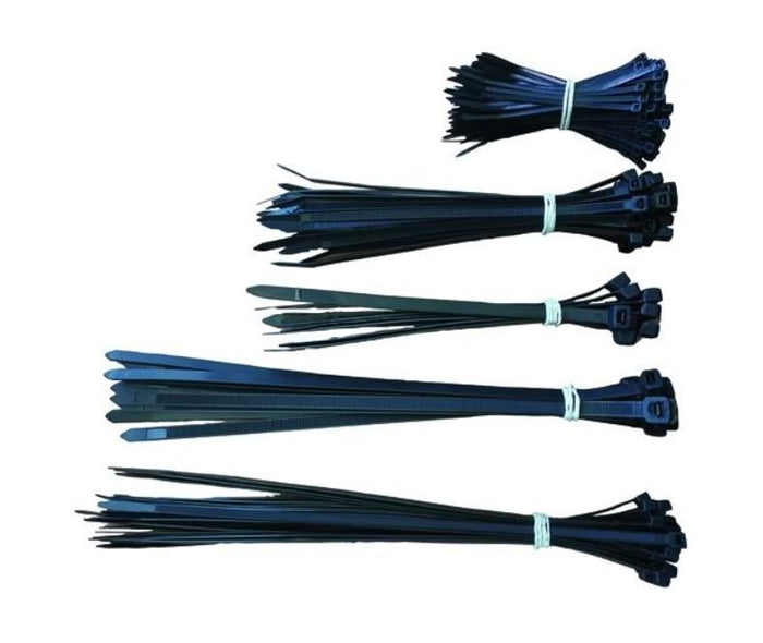 Vigor-Blinky Fascette per Cablaggi Nylon Nero 250 Pezzi Assortite
