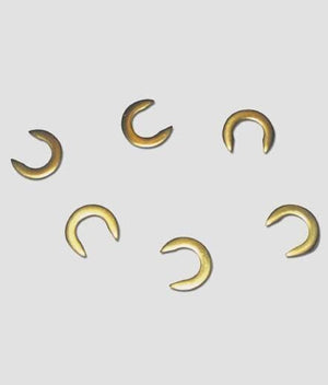 Vigor-Blinky Rondelle Alzaporte Ottone Klik 10 Pezzi 11mm