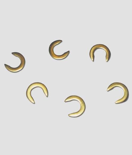 Vigor-Blinky Rondelle Alzaporte Ottone Klik 10 Pezzi 11mm