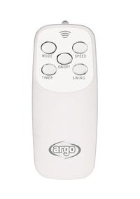 Argoclima Standy Evo White, ventilatore a piantana con telecomando