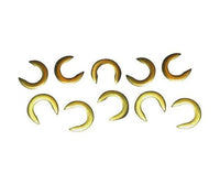 Vigor-Blinky Rondelle Alzaporte Ottone Klik 10 Pezzi 12mm