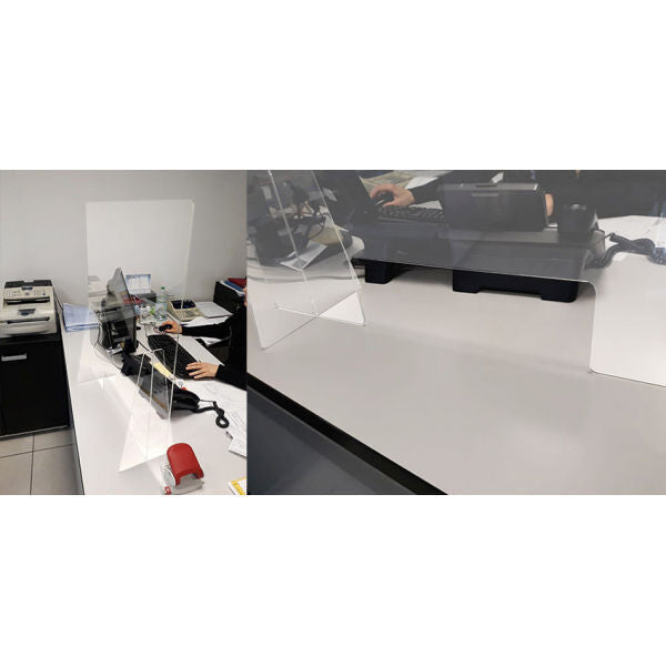 Vigor-Blinky Pannelli Divisori Parafiato Polistirene Trasparente 67x75cm