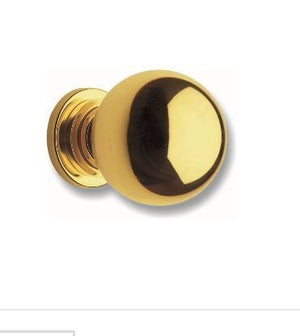 Ghidini 990770501 Pomolo Ottone Lucido a Sfera 70mm