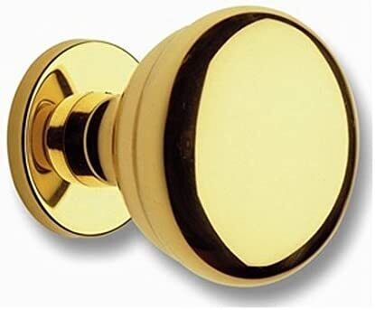 Ghidini 744771001 Pomolo Ottone Lucido Milena Q8x70