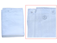 4F Telo Bianco Retinato Occhiellato 2x3mt