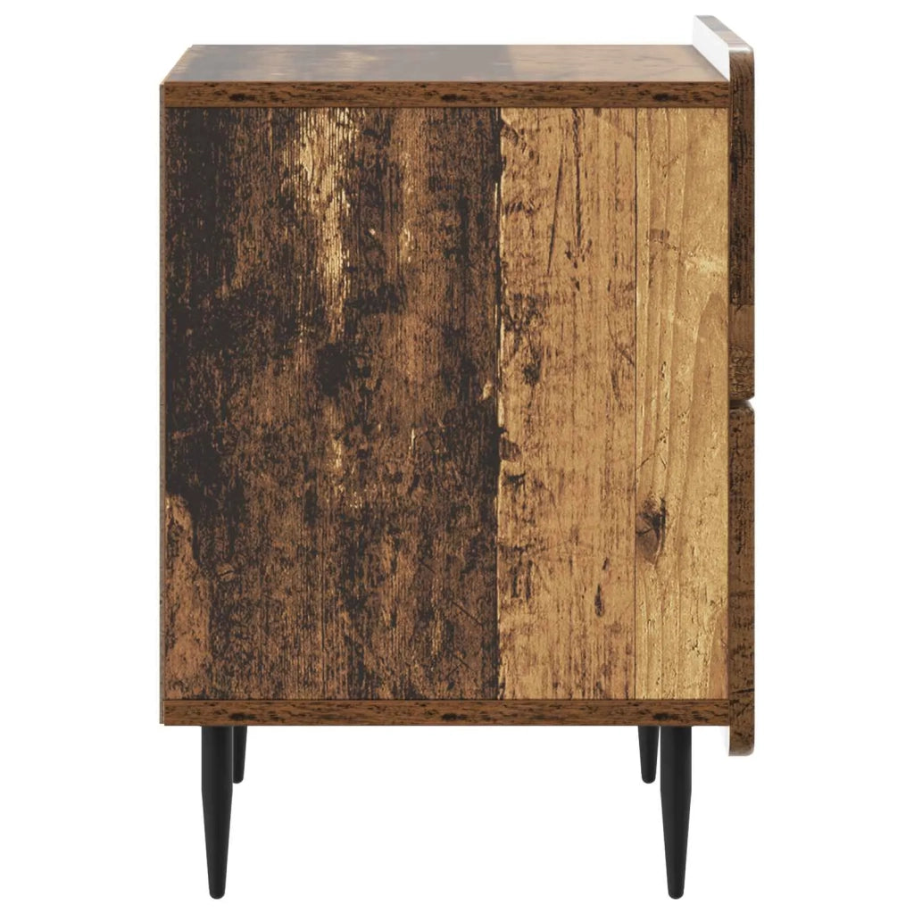 Armadio da Notte con cassetto Legno antico 43 x 34,5 x 49,5 cm 894311