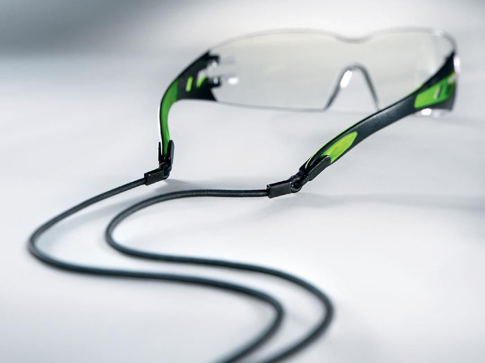 Uvex pheos Occhiali di sicurezza Poliossimetilene (POM), Elastomero Termoplastico (TPE) Nero, Verde