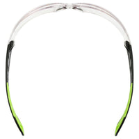 Uvex pheos Occhiali di sicurezza Poliossimetilene (POM), Elastomero Termoplastico (TPE) Nero, Verde