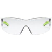 Uvex pheos Occhiali di sicurezza Poliossimetilene (POM), Elastomero Termoplastico (TPE) Nero, Verde