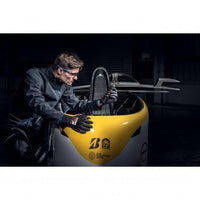 Uvex 60038 Guanti da officina Nero Carbonio, Elastan, Poliammide 1 pz