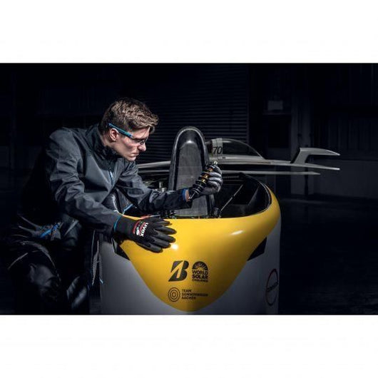 Uvex 60038 Guanti da officina Nero Carbonio, Elastan, Poliammide 1 pz