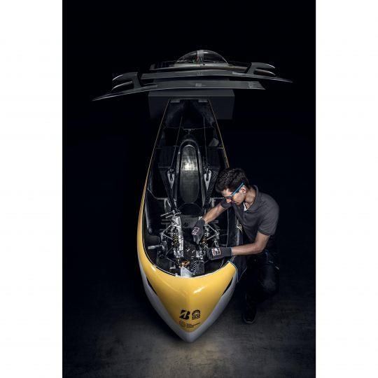 Uvex 60038 Guanti da officina Nero Carbonio, Elastan, Poliammide 1 pz