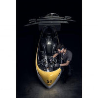 Uvex 60038 Guanti da officina Nero Carbonio, Elastan, Poliammide 1 pz