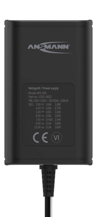 Ansmann APS 300 adattatore e invertitore Interno 3,6 W Nero
