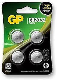 GP Battery 4 Pile CR 2032