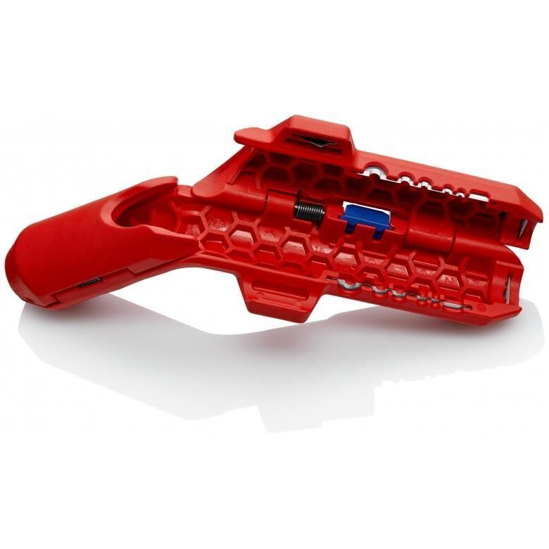 Knipex ErgoStrip pinza spellacavi Blu, Rosso