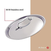 de Buyer 3709.28 coperchio per pentola Rotondo Acciaio inossidabile