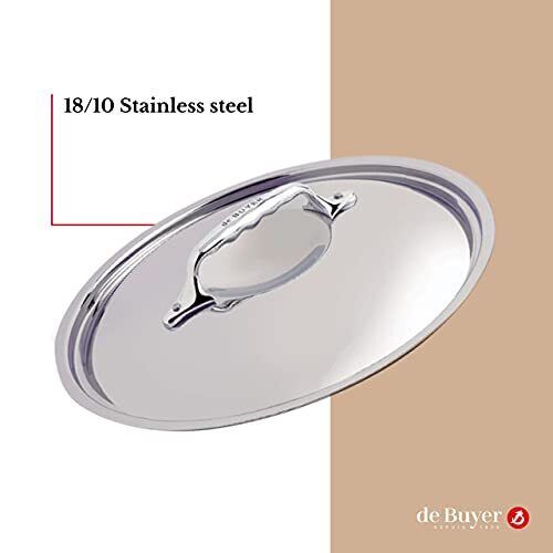 de Buyer 3709.28 coperchio per pentola Rotondo Acciaio inossidabile