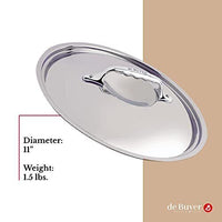 de Buyer 3709.28 coperchio per pentola Rotondo Acciaio inossidabile