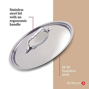 de Buyer Affinity coperchio per pentola Rotondo Acciaio inossidabile