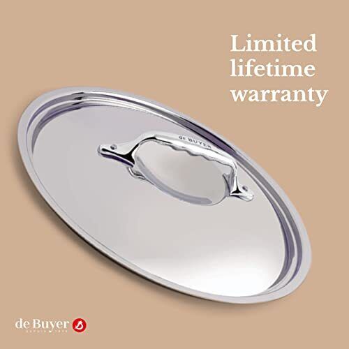 de Buyer Affinity coperchio per pentola Rotondo Acciaio inossidabile