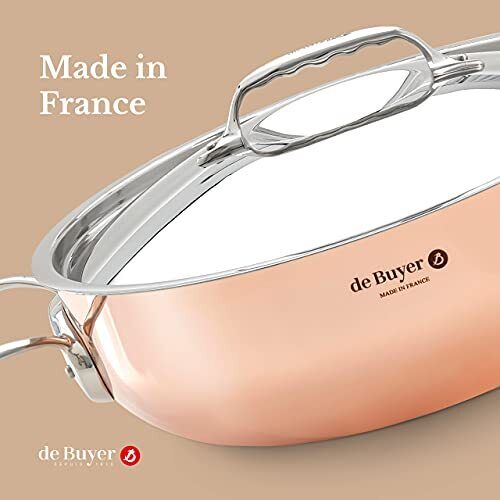 de Buyer Prima Matera 5 L Rame Rame, Acciaio inossidabile