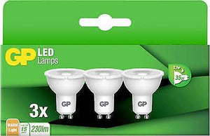 GP Battery 3 GP Lighting Led Reflector GU10 3.7W