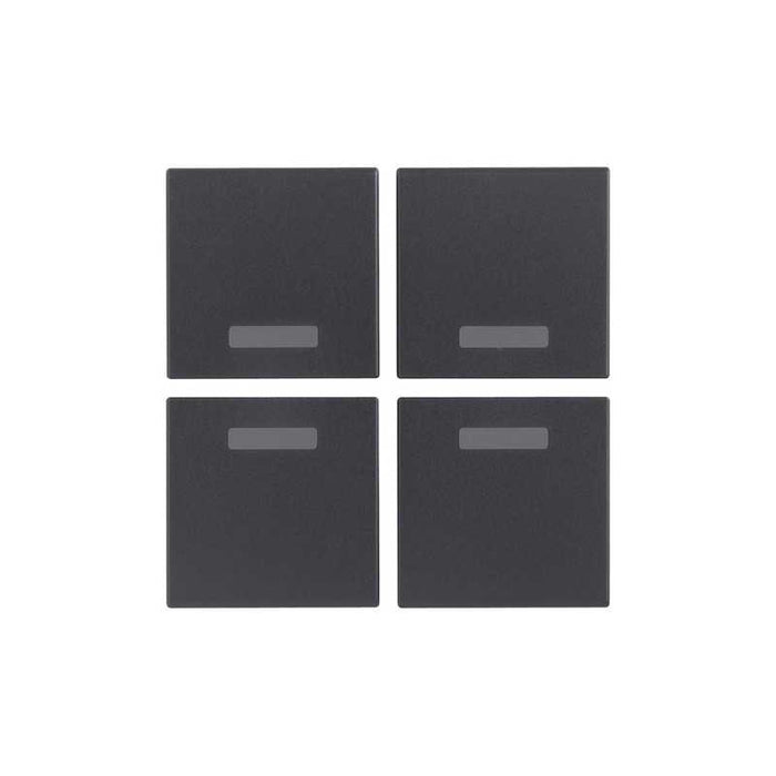 20841 Quattro Mezzi Tasti 1M Neutri Grigio Eikon