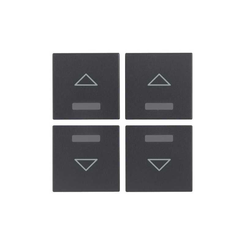 20841.3 Quattro Mezzi Tasti 1M Freccia Grigio Eikon