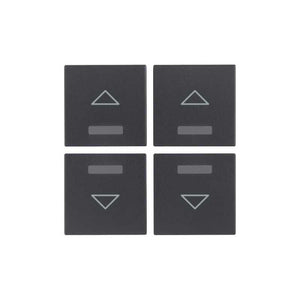 20841.3 Quattro Mezzi Tasti 1M Freccia Grigio Eikon