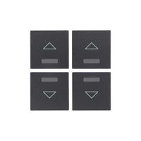 20841.3 Quattro Mezzi Tasti 1M Freccia Grigio Eikon