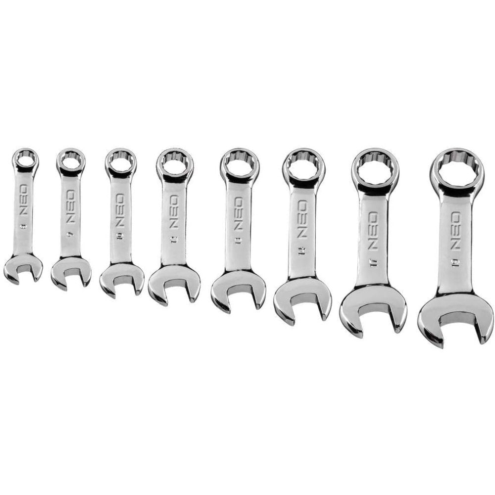 Topex 09-791 chiavi combinate co corte 8-19 mm, set 8 pezzi