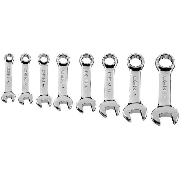 Topex 09-791 chiavi combinate co corte 8-19 mm, set 8 pezzi