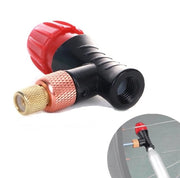Pompa CO2 per bicicletta - Inflatore CO2 - Leggero e sostenibile - Realizzato in alluminio - Adatto per pneumatici di mountain bike e biciclette da corsa - Dimensioni 5,5 x 5,5 x 2,5 cm