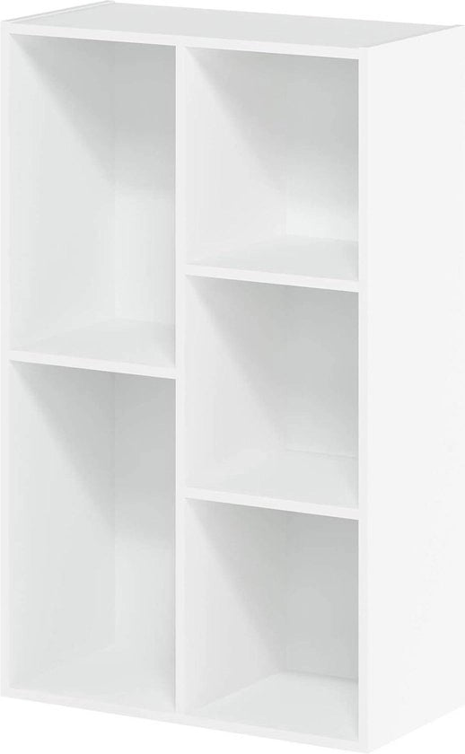 Libreria apribile - 5 cassetti - legno - bianco - 495 x 2398 x 80 cm seggiolino per libri