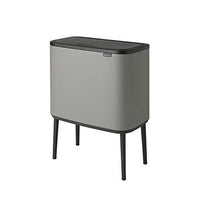 Brabantia afvalemmer Bo TouchBin Mineral Concrete Grey, 3 x 11 L