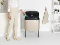 Brabantia POUBELLE 11+23L CHAMPAGNE
