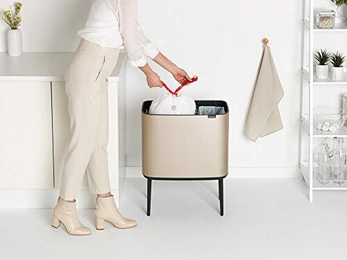 Brabantia POUBELLE 11+23L CHAMPAGNE