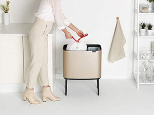 Brabantia POUBELLE 11+23L CHAMPAGNE