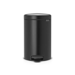 Brabantia 113741 bidone per la spazzatura 12 L Rotondo Nero