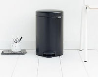 Brabantia 113741 bidone per la spazzatura 12 L Rotondo Nero