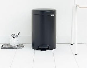 Brabantia 113741 bidone per la spazzatura 12 L Rotondo Nero