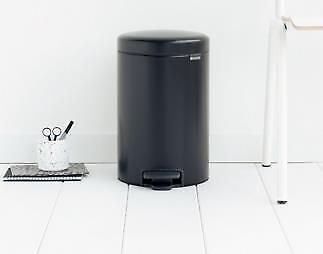 Brabantia 113741 bidone per la spazzatura 12 L Rotondo Nero