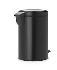 Brabantia 113741 bidone per la spazzatura 12 L Rotondo Nero
