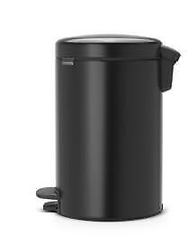 Brabantia 113741 bidone per la spazzatura 12 L Rotondo Nero