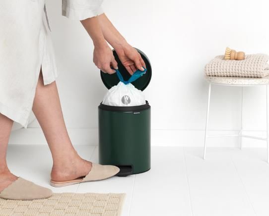 Brabantia 304026 bidone per la spazzatura 5 L Rotondo Verde