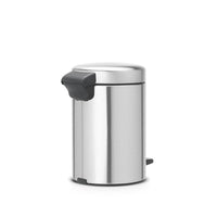 Brabantia Pedal Bin newIcon Rotondo Acciaio spazzolato