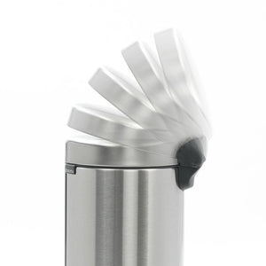 Brabantia Pedal Bin newIcon Rotondo Acciaio spazzolato