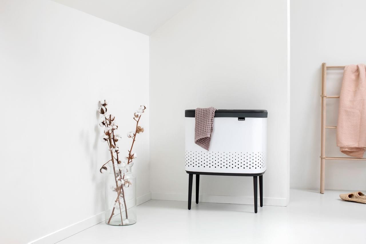 Brabantia 200502 porta biancheria 60 L Rettangolare MDF Bianco